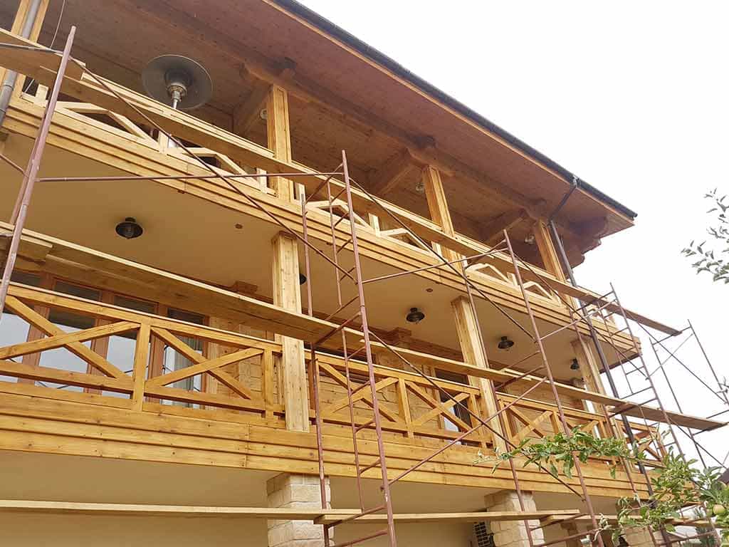 Wooden Evolution: Реставрация фасада дома (Горенка) - фото 19