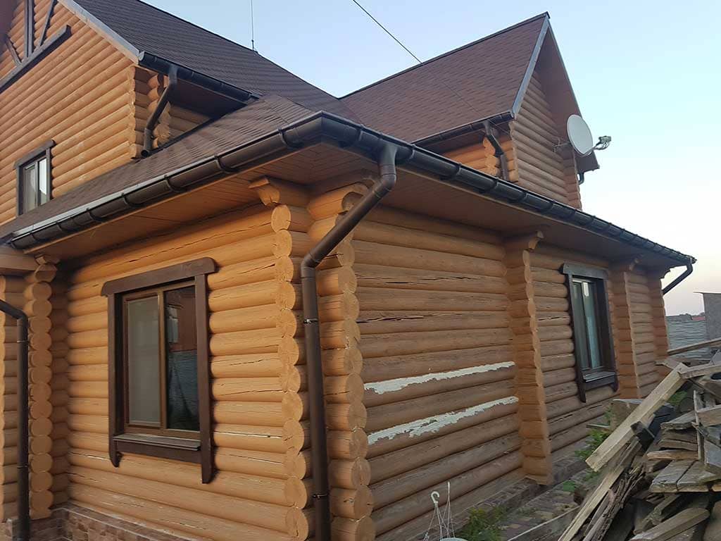 Wooden Evolution: Реставрация и утепление фасада дома (Мархаловка) - фото 3