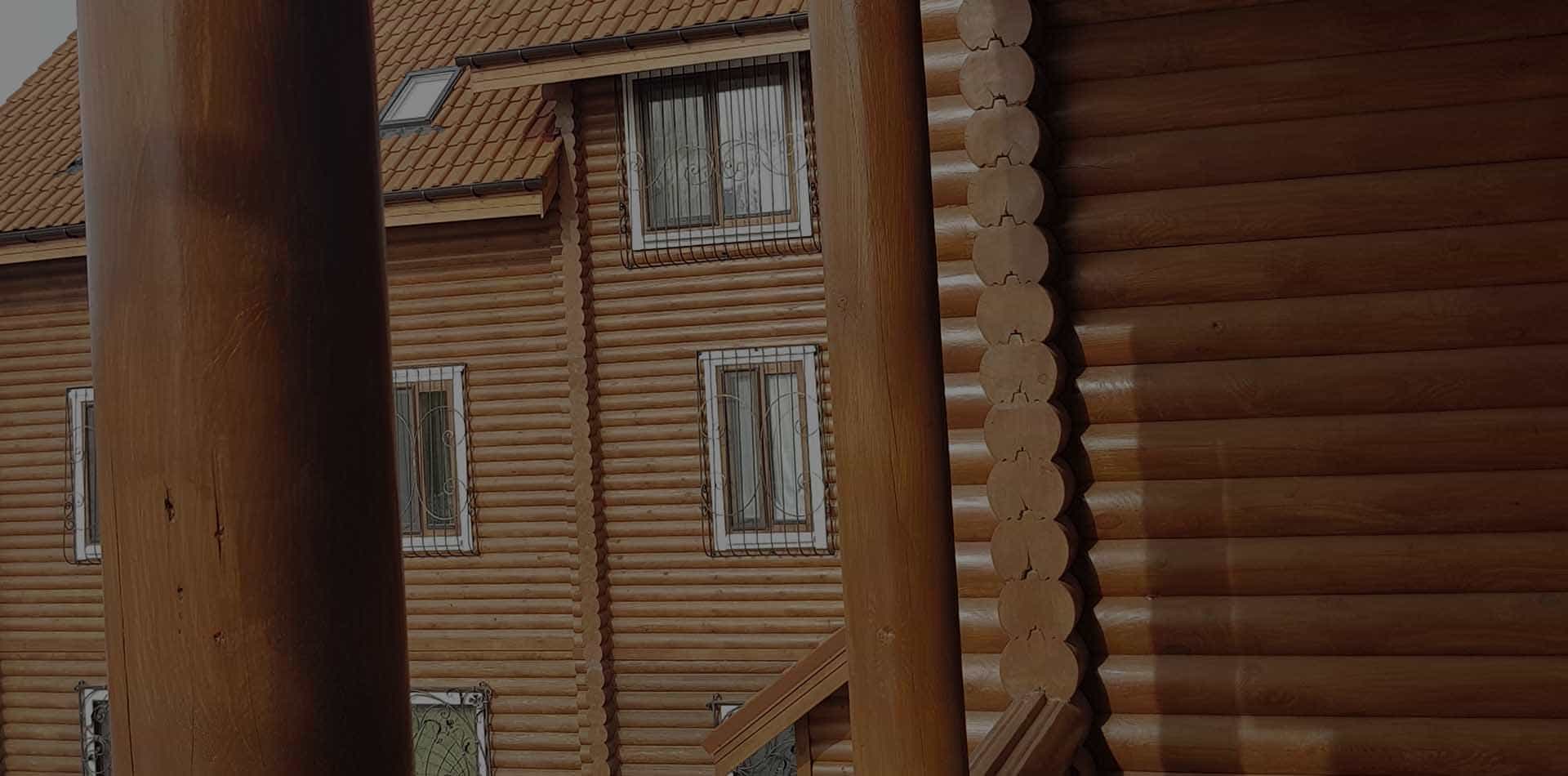 Wooden Evolution: Реставрация дома из бруса (Киев)